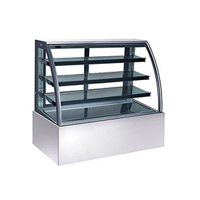 Glass Sliding Door Glass Cake Refrigerator Case for Bakery and Desserts